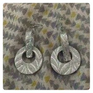 Silver earrings